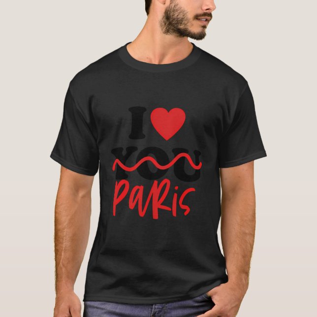 Camiseta Amo París (Anverso)