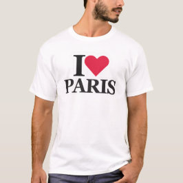 Camiseta Amo París, París romántico inspirado en los viajes