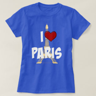 Camiseta Amo París, Torre Eiffel