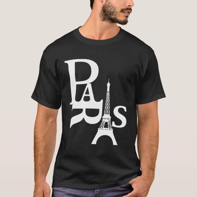 Camiseta Amo París Torre Eiffel Francia (Anverso)