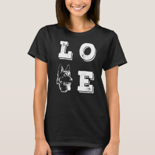Camiseta Amo Pastor Alemán Amo Perros Perro