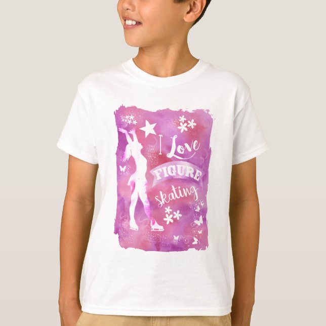 CAMISETA AMO PATINAJE ARTÍSTICO (Anverso)