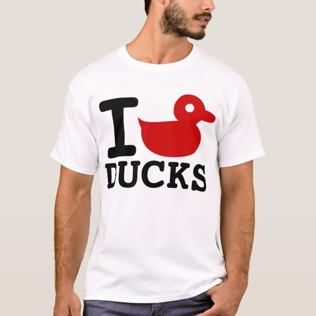 CAMISETA AMO PATOS (Anverso)