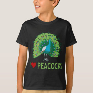 Camiseta Amo pavos reales