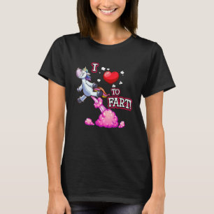Camiseta Amo peerme Un amor de unicornio Fart Me encanta pe