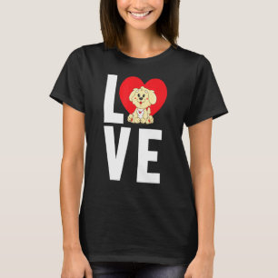 Camiseta Amo Perros Perros Dueños De Cachorros Mujeres Jóve
