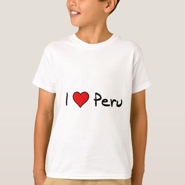 Camiseta Amo Perú (Anverso)