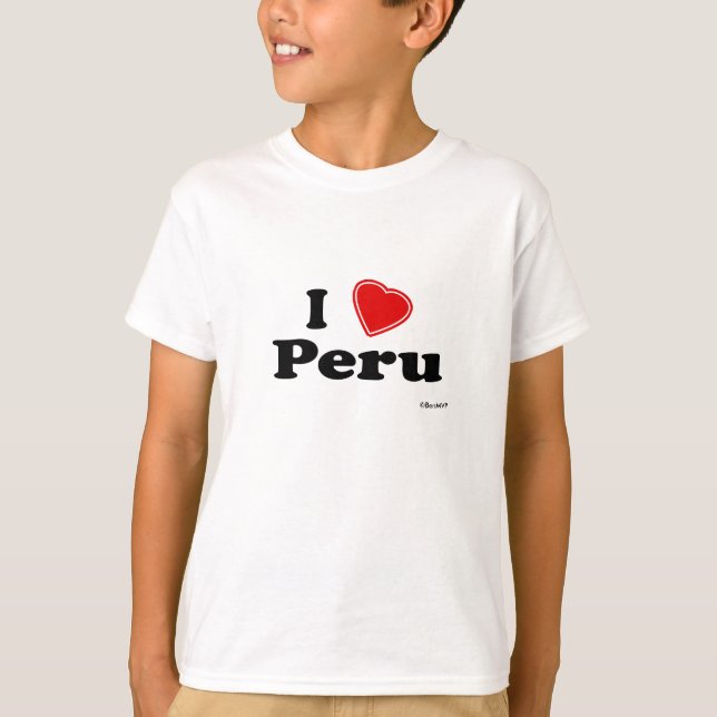 Camiseta Amo Perú (Anverso)