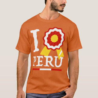 Camiseta Amo Perú Te Amo Perú Escarapela