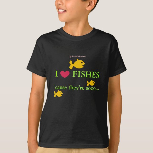Camiseta Amo pescados… (Anverso)