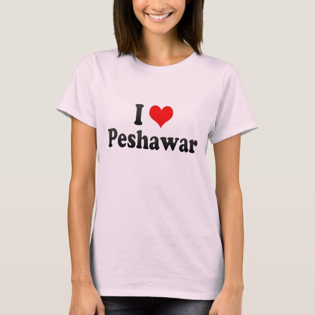 Camiseta Amo Peshawar, Paquistán (Anverso)