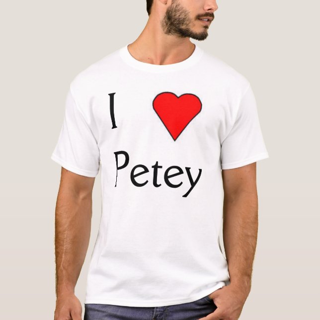 Camiseta Amo Petey (Anverso)