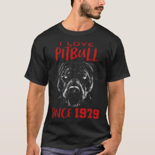 Camiseta Amo pitbull desde 1979