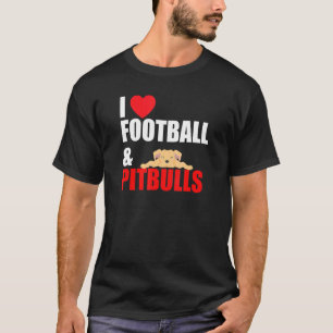 Camiseta Amo Pitbulls de Fútbol Americano