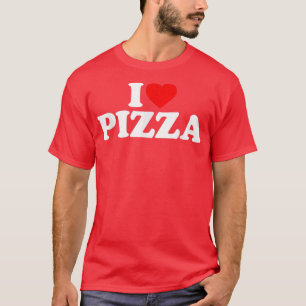 Camiseta Amo Pizza I Heart Pizza Food Lover 