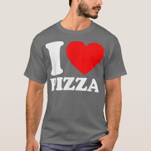 Camiseta Amo Pizzai Heart Pizza Food Lover I Love Pizza