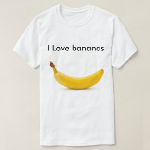 Camiseta Amo plátanos