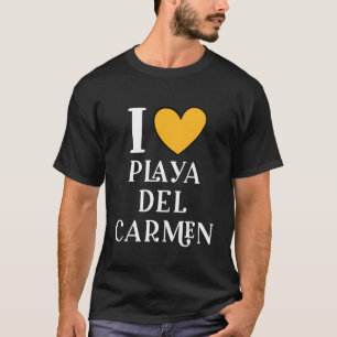 Camiseta Amo Playa del Carmen México Vacaciones 1