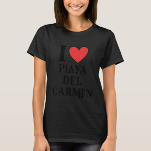 Camiseta Amo Playa del Carmen México Vacaciones 7