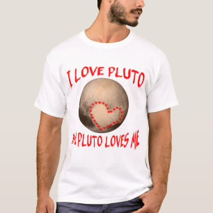 Camiseta Amo Plutón y Plutón me ama