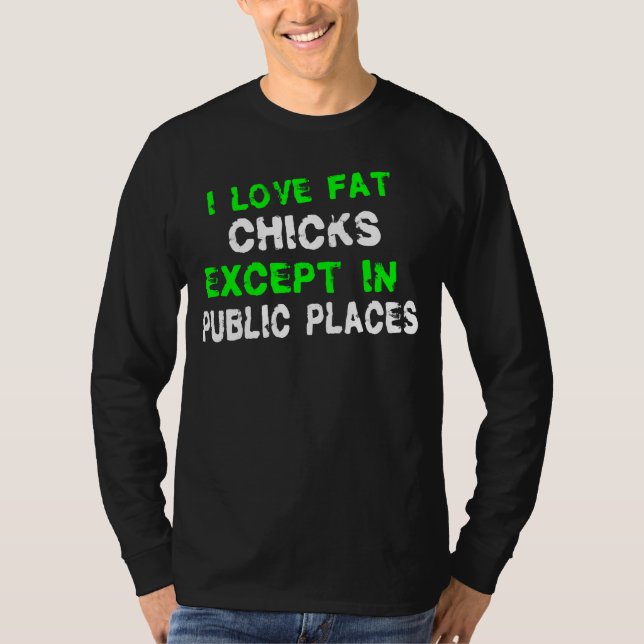 Camiseta Amo polluelos gordos (Anverso)