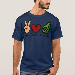 Camiseta Amo por la paz aguacates Classic TShirt
