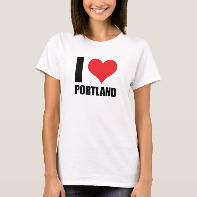 Camiseta Amo Portland (Anverso)