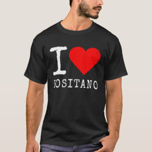 Camiseta Amo Positano Amo Italia Viaje Corazón Amalfi C