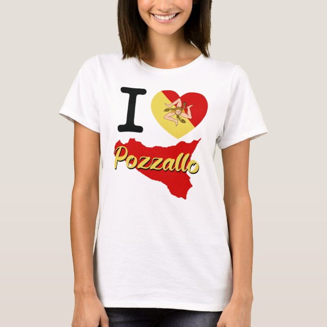 Camiseta Amo Pozzallo (Anverso)