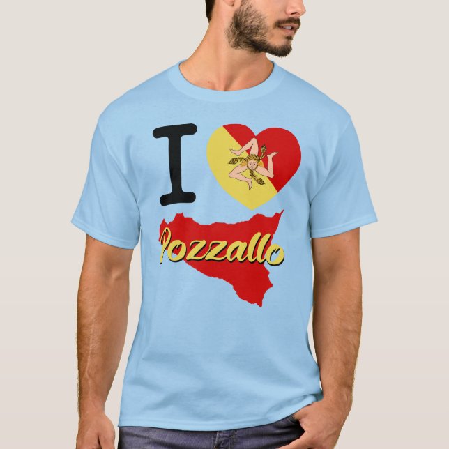 Camiseta Amo Pozzallo (Anverso)