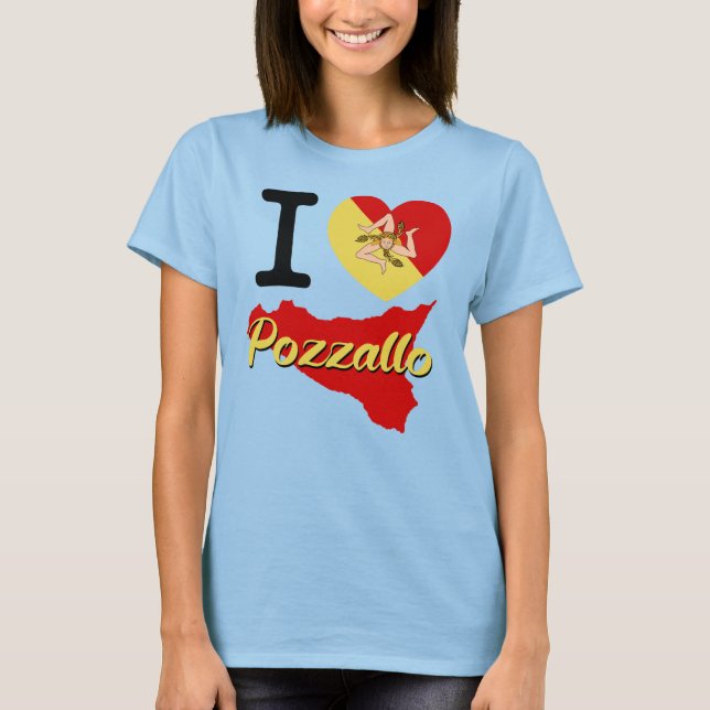 Camiseta Amo Pozzallo (Anverso)