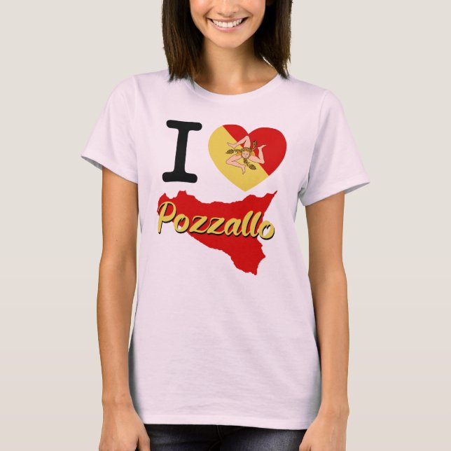 Camiseta Amo Pozzallo (Anverso)