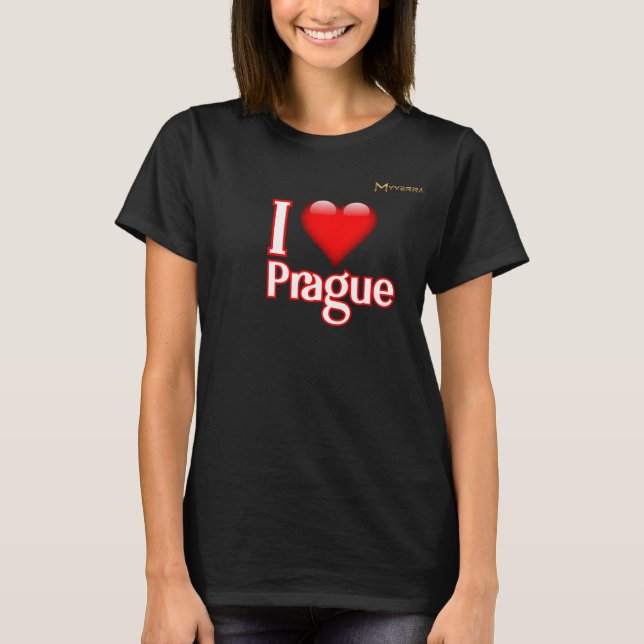 Camiseta Amo Praga  (Anverso)