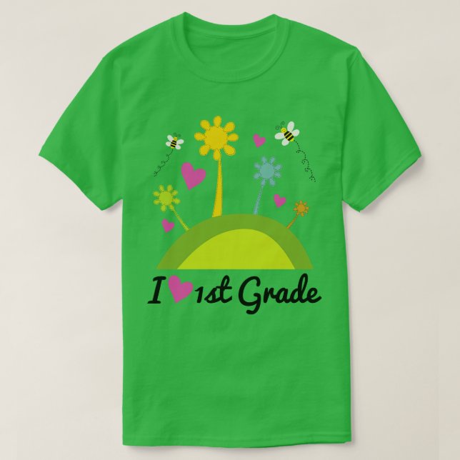 Camiseta Amo Primer Grado (Diseño del anverso)