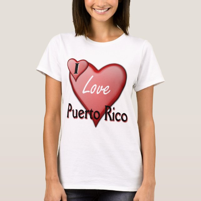Camiseta Amo Puerto Rico (Anverso)