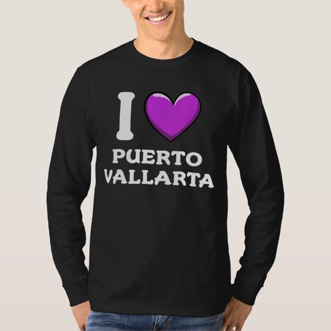 Camiseta Amo Puerto Vallarta México 2 (Anverso)