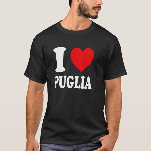 Camiseta Amo Puglia Italia (Anverso)