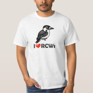 Camiseta Amo pulsaciones de corriente Rojas-cockaded
