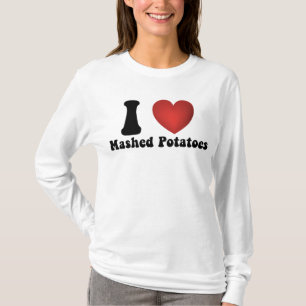 Camiseta Amo Puré De Papas Regalo De Cena De Acción De Grac
