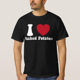 Camiseta Amo Puré De Papas Regalo De Cena De Acción De Grac