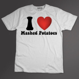 Camiseta Amo Puré De Papas Regalo De Cena De Acción De Grac