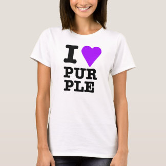Camiseta Amo púrpura