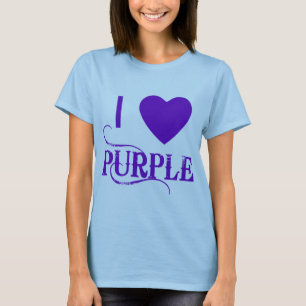 Camiseta Amo púrpura con Purple Heart