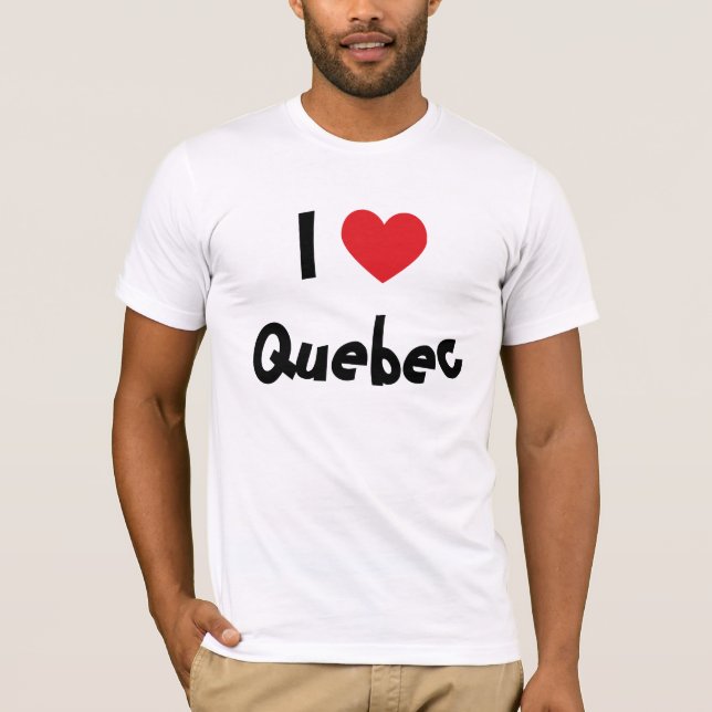 Camiseta Amo Quebec (Anverso)