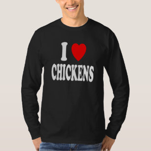 Camiseta Amo (Quiero) Pollos Granja País Sureño Prem