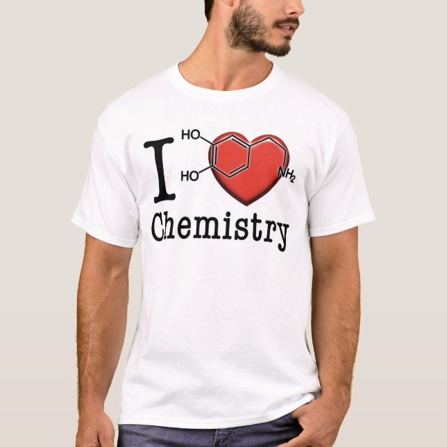 Camiseta Amo química (Anverso)