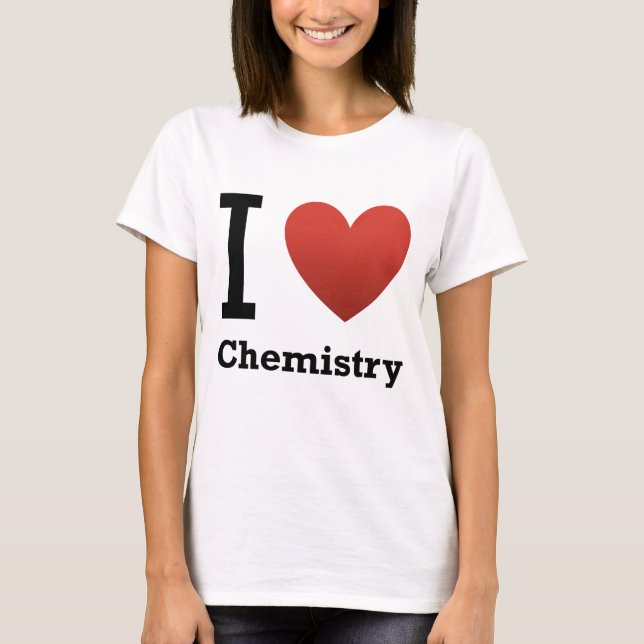 Camiseta Amo química (Anverso)