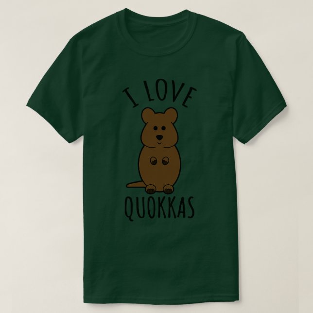 Camiseta Amo Quokkas 1 (Diseño del anverso)