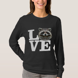 Camiseta Amo Raccoons Gracioso Raccoon Love Gift Cute Racoo