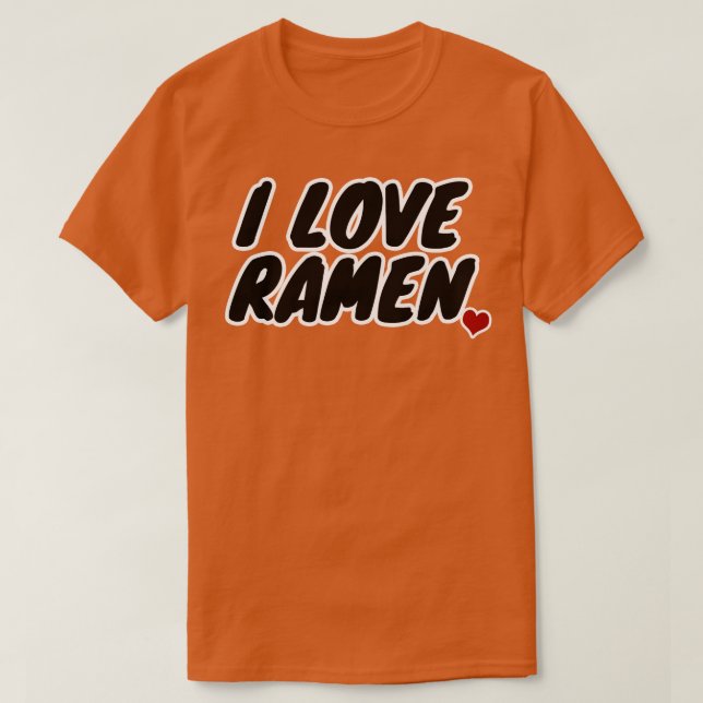 Camiseta Amo Ramen (Diseño del anverso)